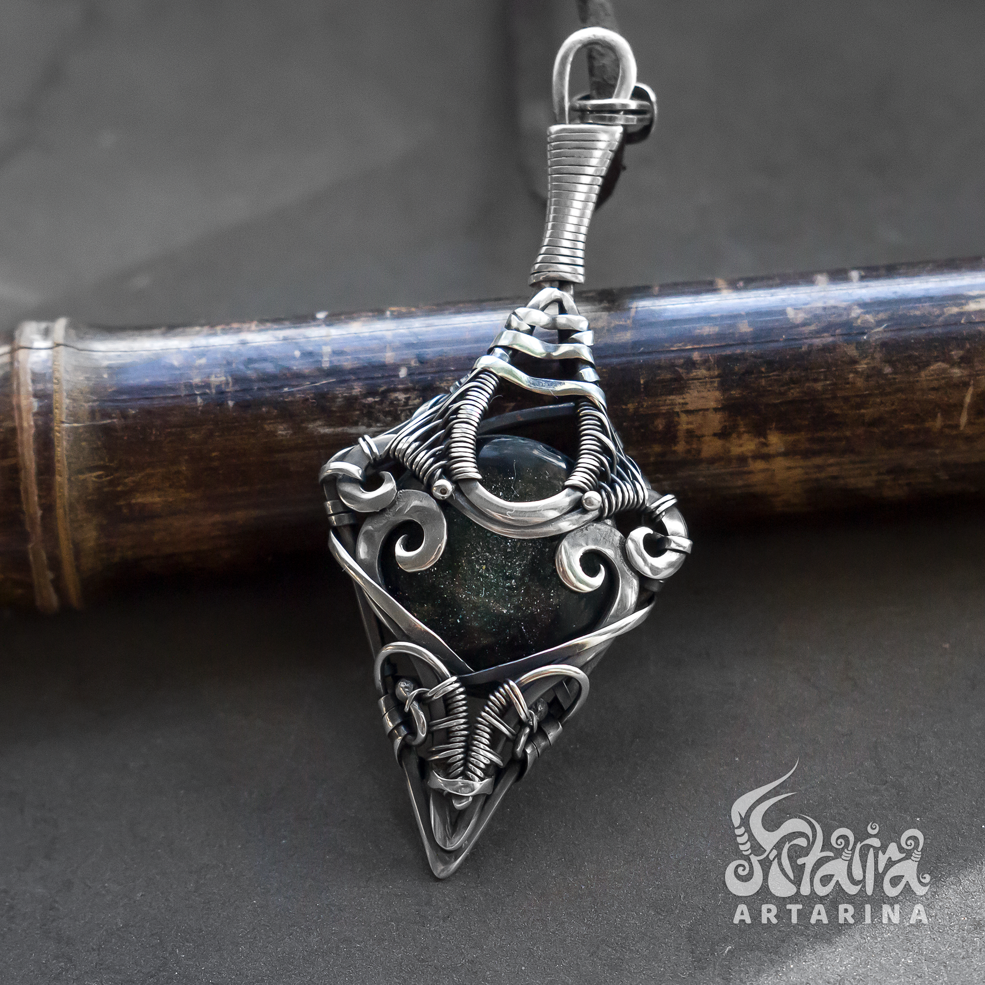 Gothic clothes, goth vampire necklace, alt gothic choker jewelry, alchemy shaman talisman for him and for her  pic 1