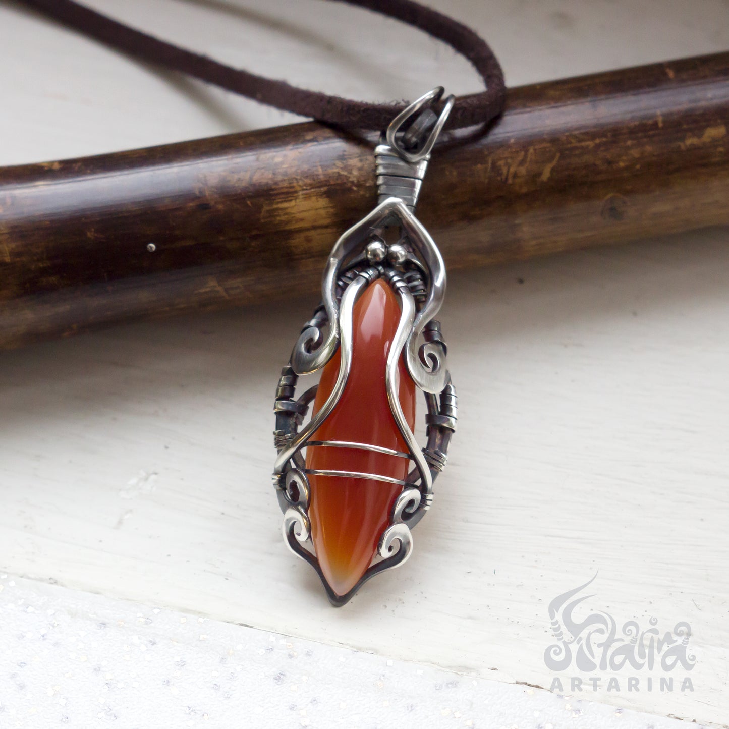 Carnelian necklace fire elemental spirit companion pendulum necklace astrology jewelry tarot necklace necklace magician conjure elementals horoscope necklace thelema inanna mythology jewelry