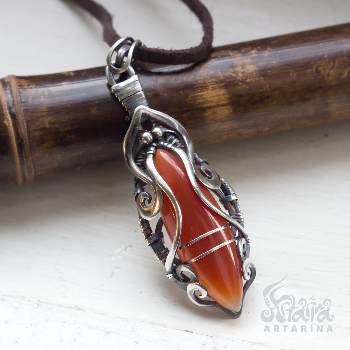Carnelian necklace fire elemental spirit companion pendulum necklace astrology jewelry tarot necklace necklace magician conjure elementals horoscope necklace thelema inanna mythology jewelry