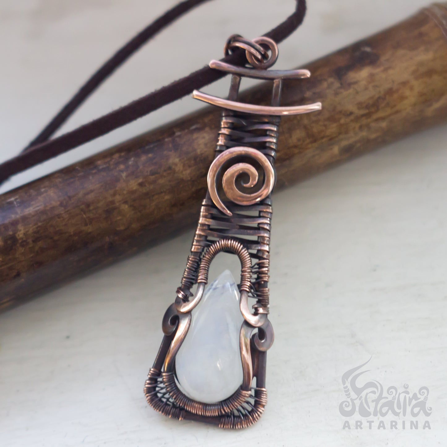 Astral protection amulet spirit companion moonstone pendant fidget necklace compass necklace november birthstone december birthstone bronze anniversary july birthstone astronomy jewelry stress relief gift bottle necklace