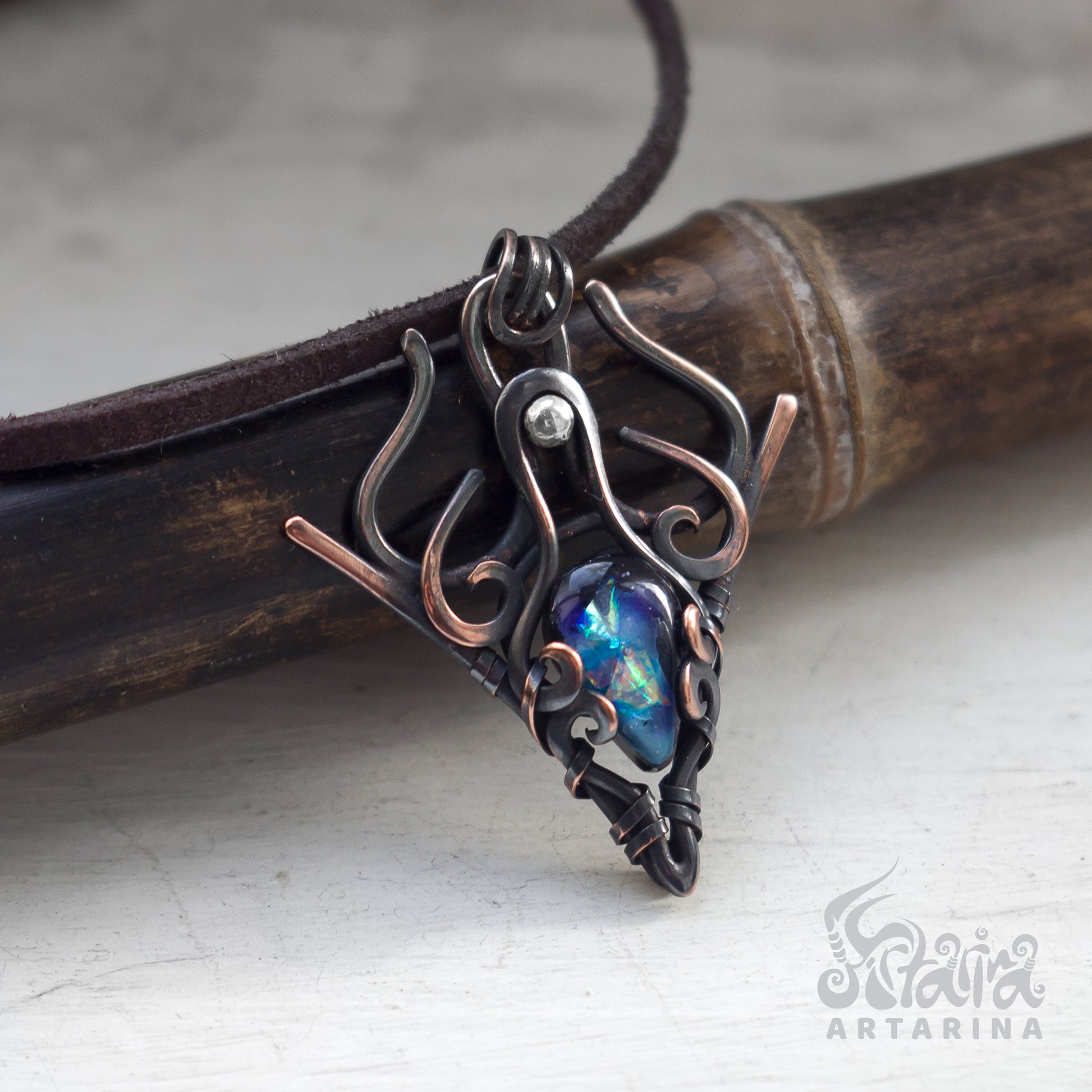 Starseed necklace, cosmos protection amulet, north star necklace, ancient aliens atlantis zodiac necklace  pic 3