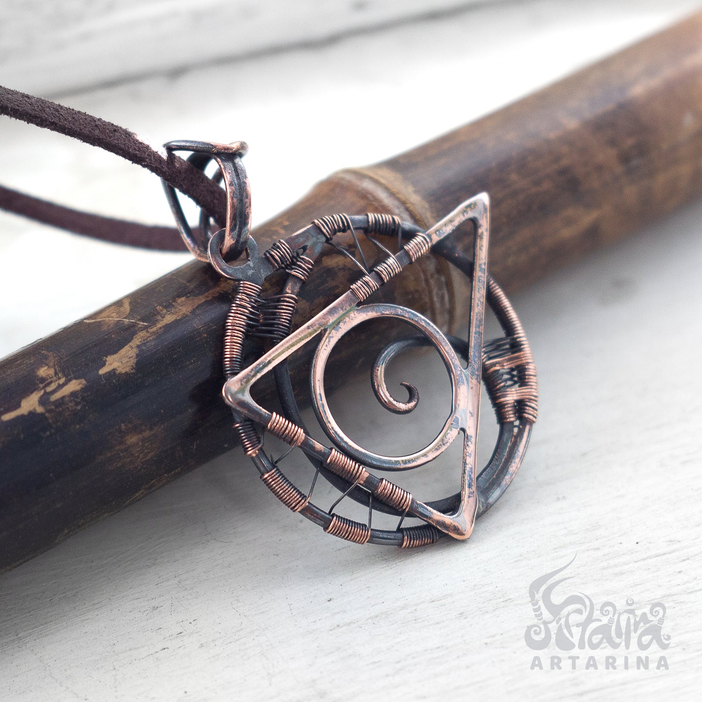 Geometric pendant geometric necklace Sacred geometry hand forged pentacle pendant luck amulet empath protection masonic symbol masonic jewelry rosicrucian hexagram necklace hecate industrial jewelry