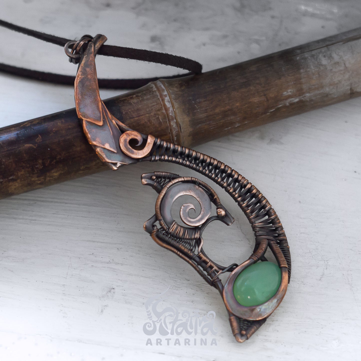 Steampunk Maori Hei Matau Fish hook necklace pic 1 Techwear Steam punk festival outfit, Hei Matau, Fish hook aesthetic necklace, industrial jewelry, techno alt clothing