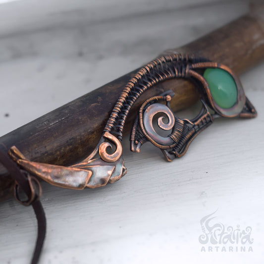 Steampunk Maori Hei Matau Fish hook necklace pic 4 Techwear Steam punk festival outfit, Hei Matau, Fish hook aesthetic necklace, industrial jewelry, techno alt clothing