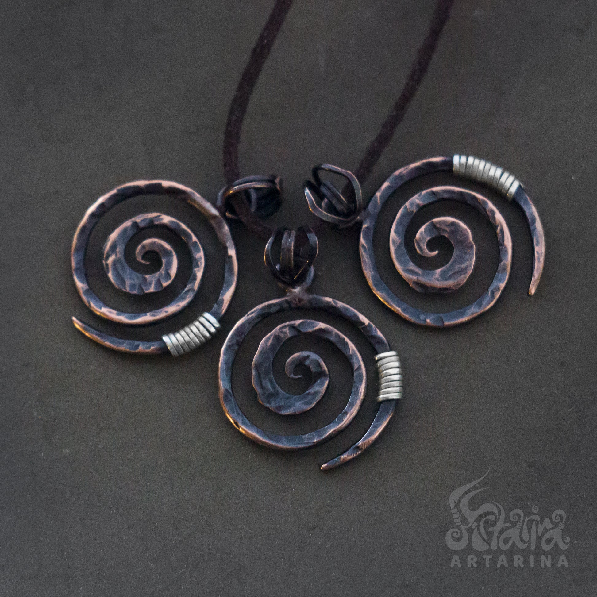 Matching necklaces swirl necklaces magic talisman empath protection shaman amulet forest spirit spirit keeping anxiety relief quantum healing abraxas necklace Astral elementals artarina