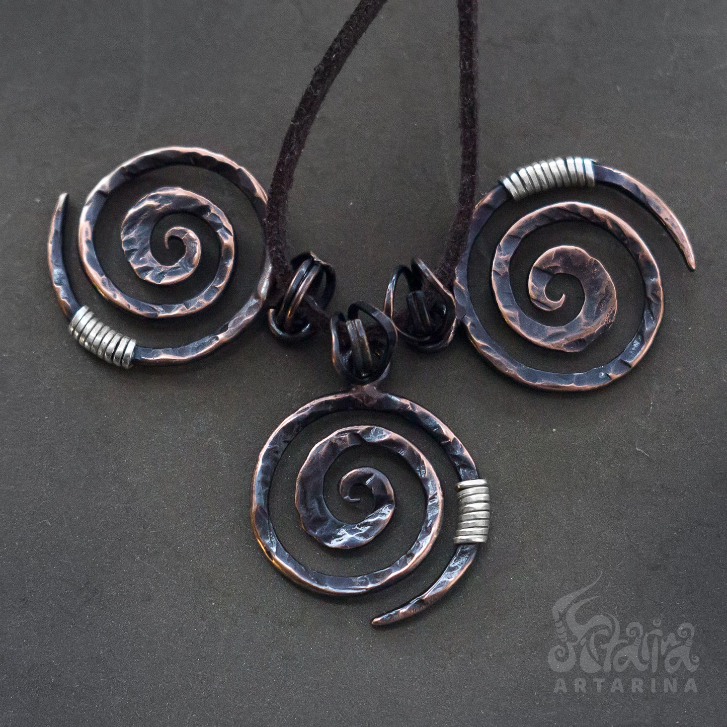 Matching necklaces swirl necklaces magic talisman empath protection shaman amulet forest spirit spirit keeping anxiety relief quantum healing abraxas necklace Astral elementals artarina