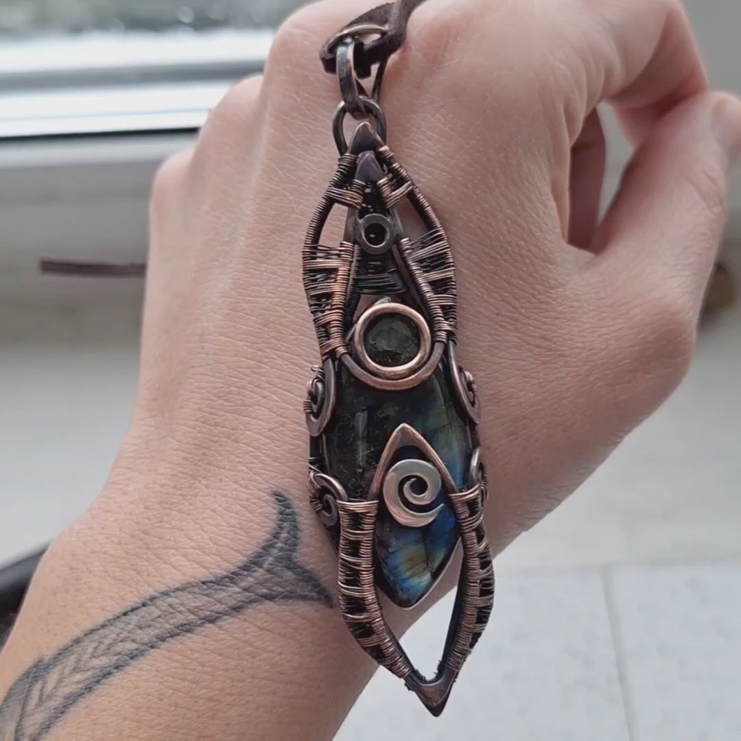 Celtic necklace fantasy gown outfit sacred geometry astrology jewelry pendulum necklace larp costume crystal pendulum hermetic horoscope necklace lilith necklace thelema ishtar archangel michael