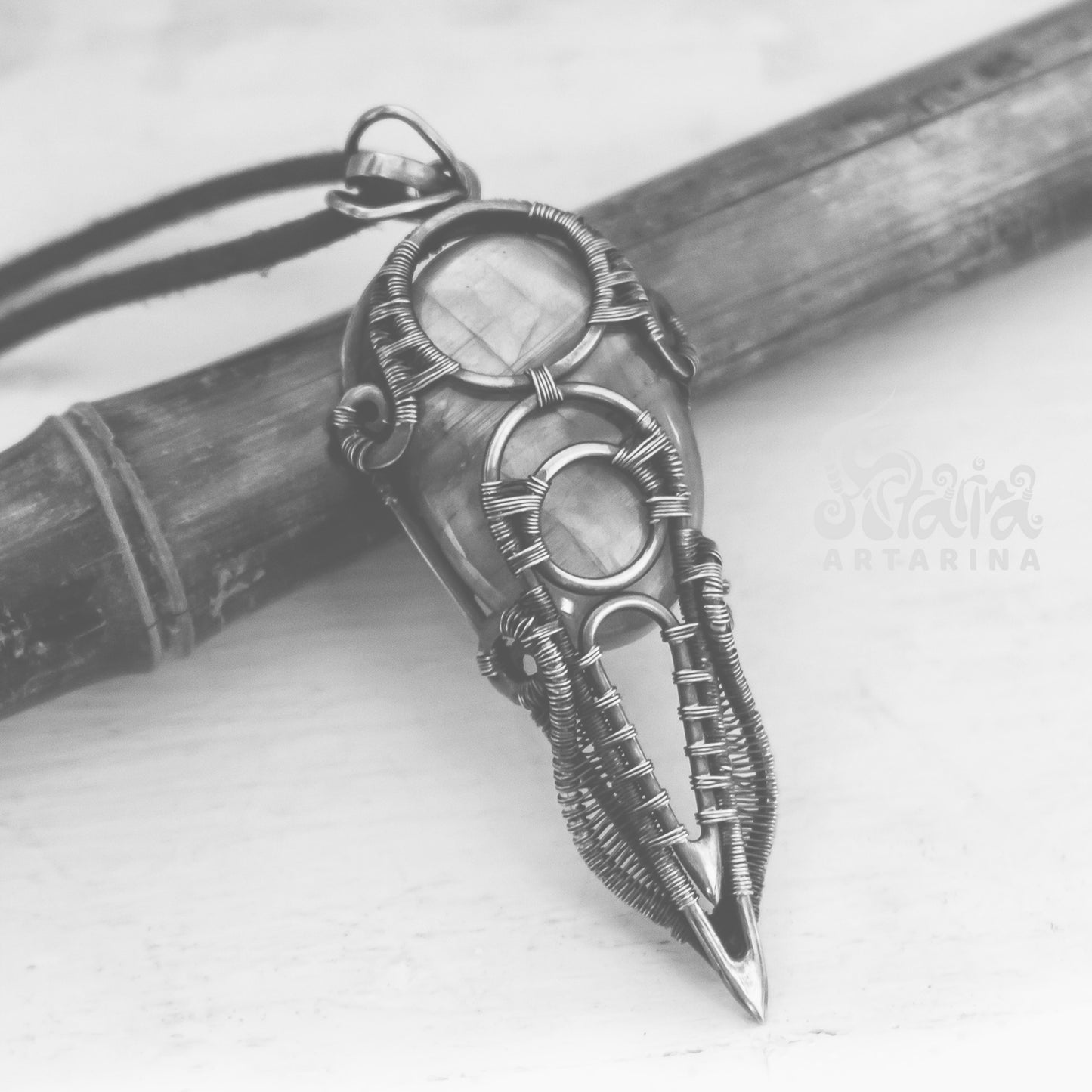 Steampunk alchemy wizard necklace, plague doctor festival outfit, industrial jewelry, boyfriend gift, mens jewelry