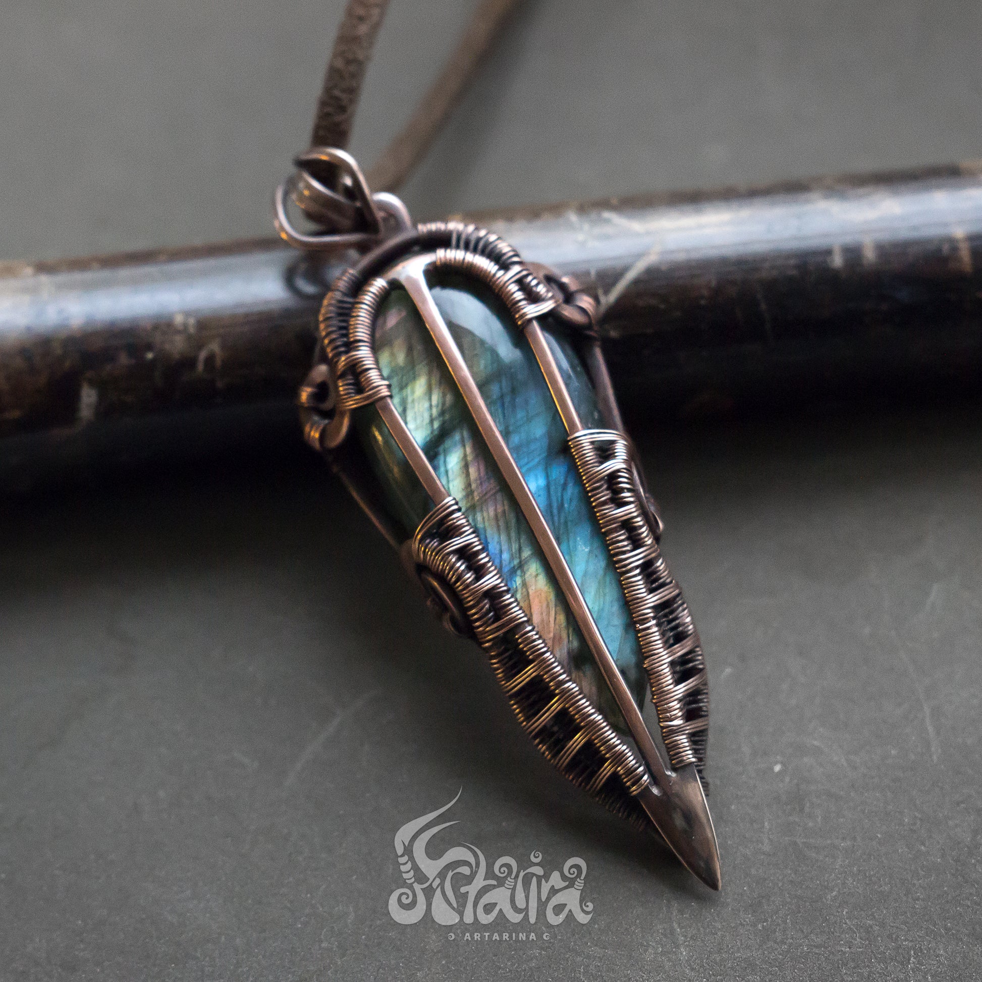 magic talisman devil horns  spiral necklace lucky horn spiral goddess supernatural totem