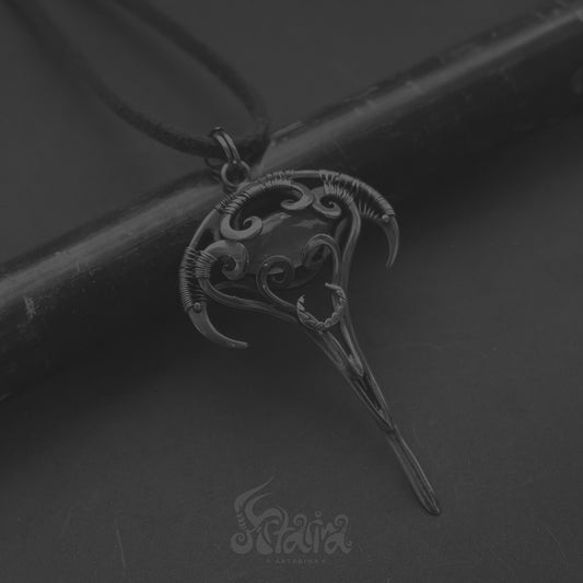 Ancient alien airplane magical necklace, abracadabra jewelry