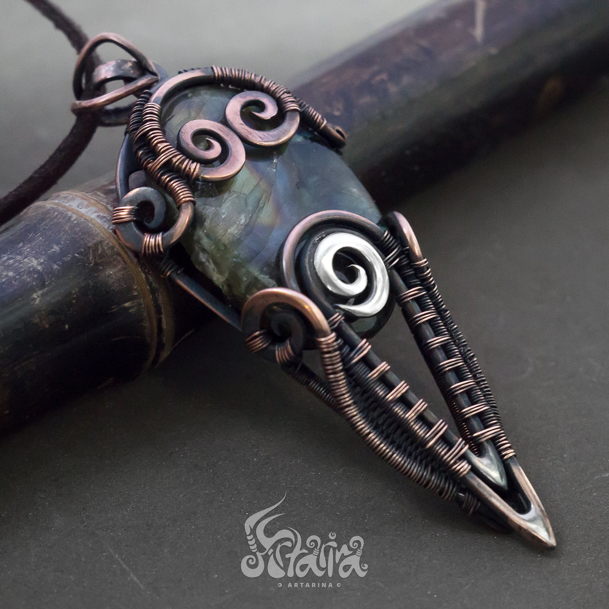 Earthy jewelry tarot necklace wicked talisman necklace witchy necklace wiccan jewelry soldered pendants seal of metatron copper harmonizer masonic jewelry seal of solomon thoth tarot artarina