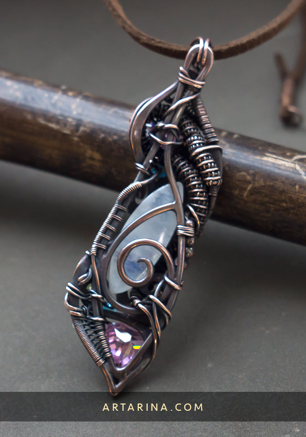 Wirewrap necklace
