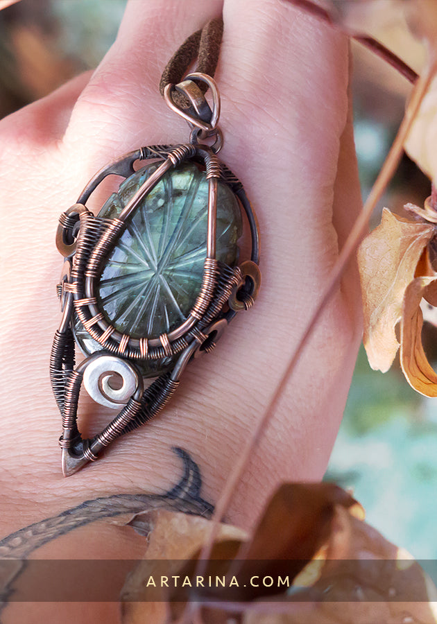 Gothic mystical necklace