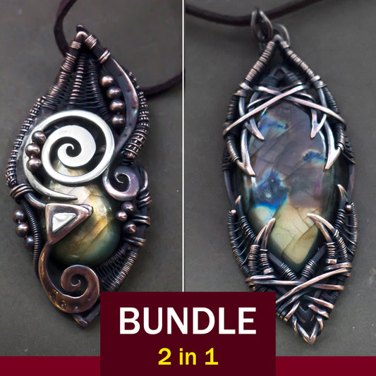 Complex Heady Wire Wrapping Tutorials BUNDLE pic 1