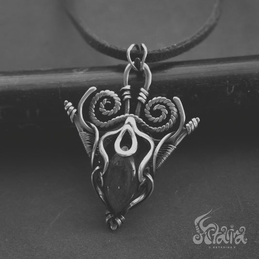 Mythical necklace. Ancient legends and myths based sacred jewelry