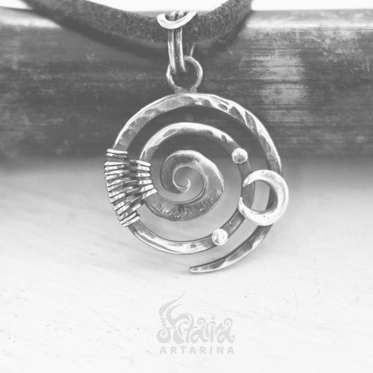 Reality shifting  spirit companion, empath protection goddess pendant, sacred geometry mythology jewelry