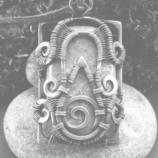 Egyptian jewelry, ancient aliens titans necklace, forest spirit reality shifting spirit companion