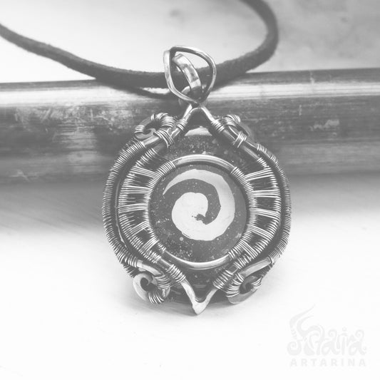 Galaxy gods astral spirits, space harmony necklace, witchy rune necklace, gnostic hermetic gift