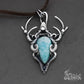 Wire wrapped sterling silver pendant | Unique one of a kind amazonite 925 silver jewelry | Artarina necklace
