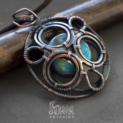 Magic talisman, Supernatural jewelry, mandala necklace talisman, sacred geometry pendant