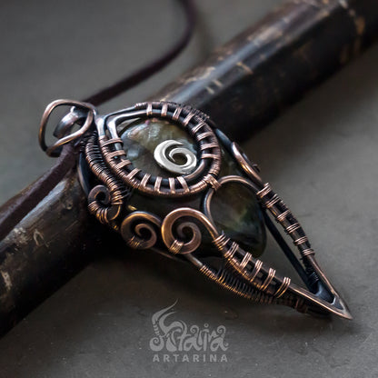 Spirit keeping brutalism necklace steam punk clothing neo-victorian machine age punk necklace loft jewelry engineering plague doctor mad max post apocalyptic burning man artarina
