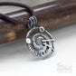 Handmade hand forged wire wrapped amulet wire wrapped spiral necklace. pic 7