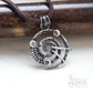 Handmade hand forged wire wrapped amulet wire wrapped spiral necklace. pic 1