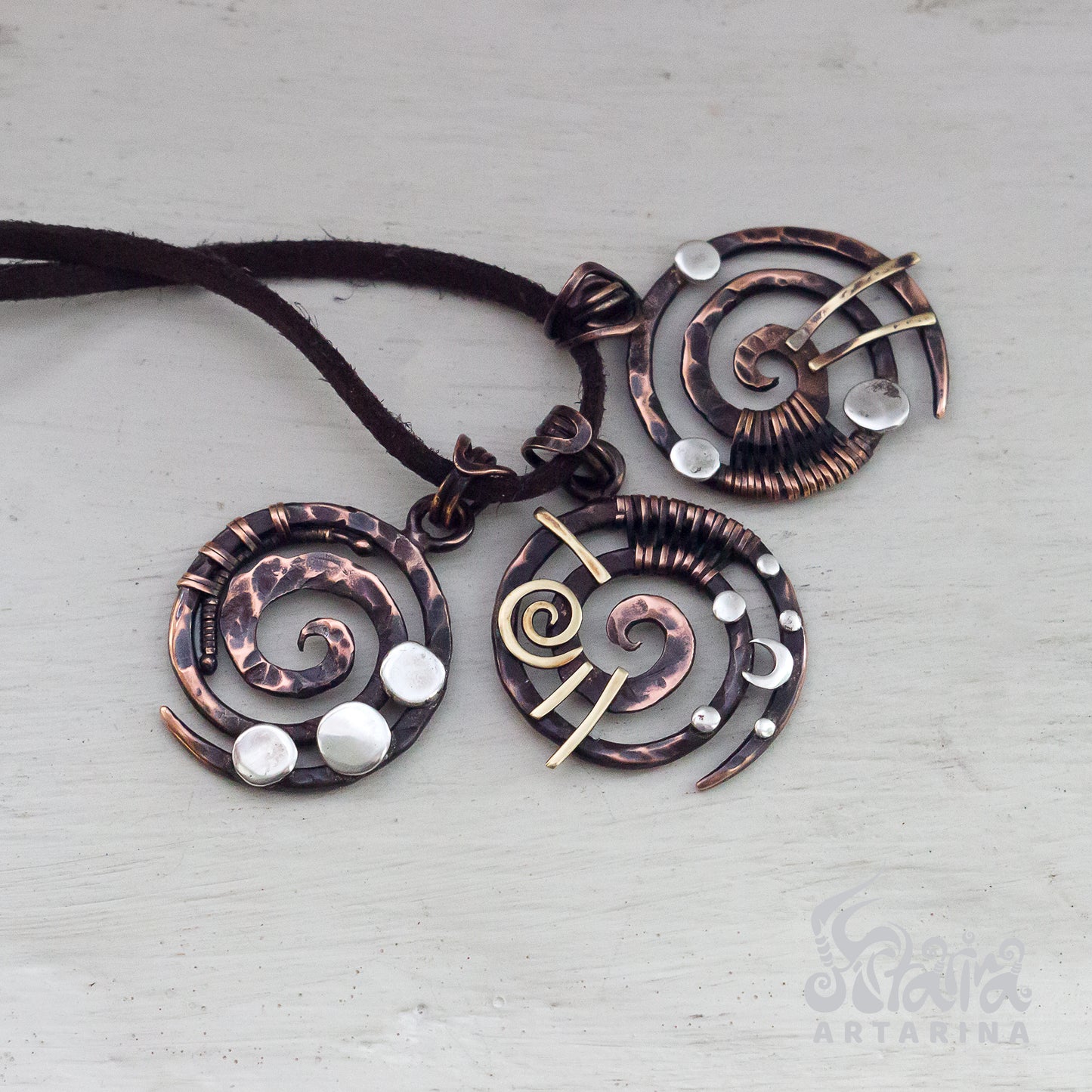 A magic necklace. Feel the difference between amulet and necklace. shamanic primal jewelry