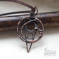 Mathematical jewelry Wire wrapped copper unique geometrical charm sacred geometry Copper jewelry pic 3