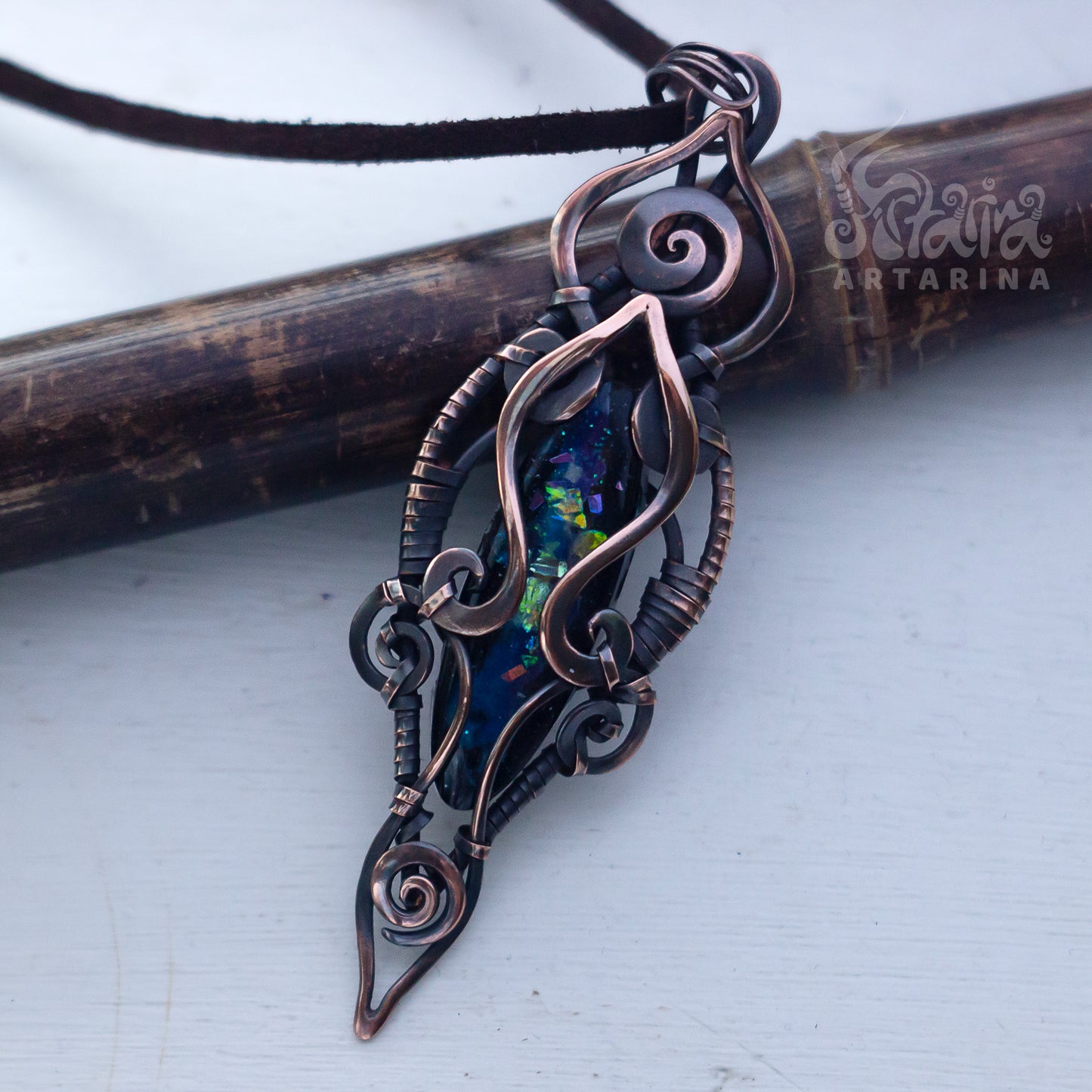 Spiritual witchy shamanic amulet