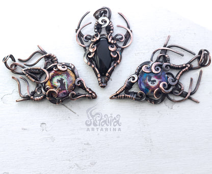Fantasy dragon necklaces
