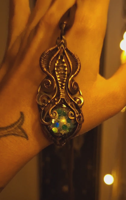 Astral galaxy necklace, ancient aliens starseed pendant, spirit keeping necklace