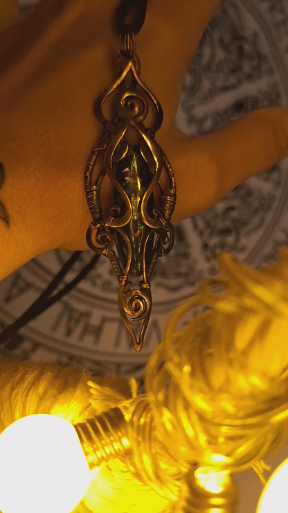 Spiritual witchy shamanic amulet