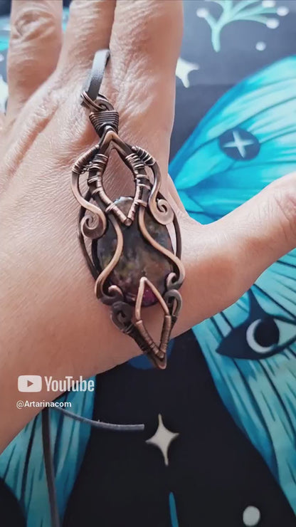 Alchemy magic pendulum necklace