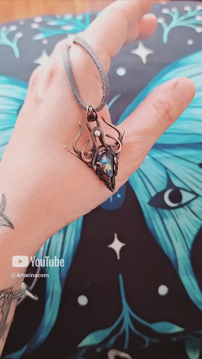 Starseed necklace, cosmos protection amulet, north star necklace, ancient aliens atlantis zodiac necklace