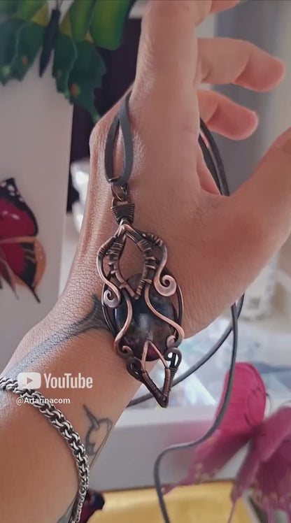 Alchemy magic pendulum necklace