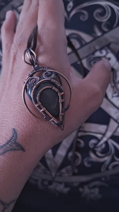 Space nebula stellar celestial jewelry pendant.