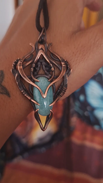 Fantasy outfit, dragon pendant, wizard cloak necklace