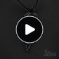 Wire wrapped jewelry for men | Dark brown patina freeform necklace