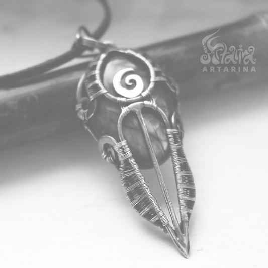 Aesthetic astral alchemy necklace, cystal oracle spirit, oracle cloth, occult magic pendant