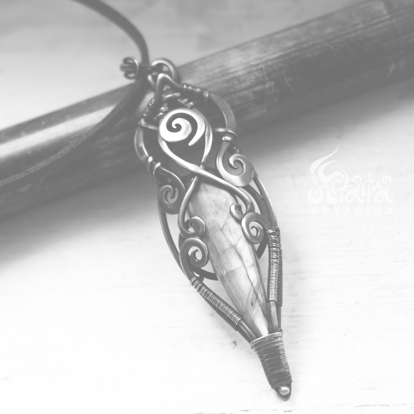 Alchemy necklace, cystal oracle spirit, magical amulet pendant