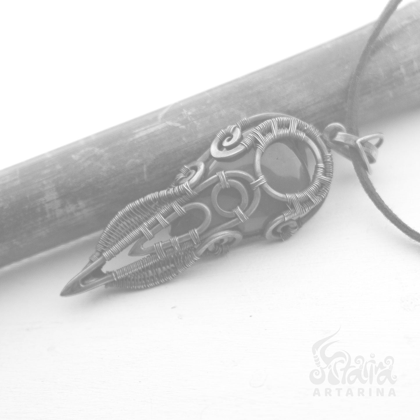 Magick talisman jasper ancient style necklace