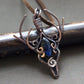 Protection amulet pendant necklace Dryad fary ctystal jewelry pendant Blue labradorite deep blue stone copper jewelry neckalce
