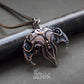 Rose quartz wire wrapped necklace Pink stone unique elven jewelry wirewrapped designer natural gemstone necklace Energy spiritual necklace