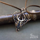 Bronze wire wrapped necklace Celtic viking jewelry designer vikings bronze wire necklace Energy spiritual jewelry