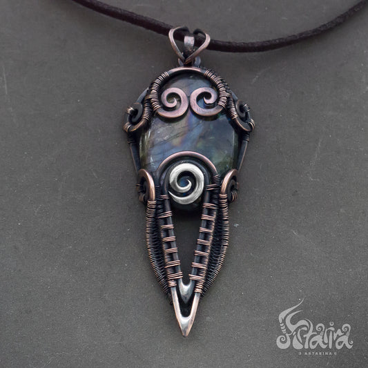 Earthy jewelry tarot necklace wicked talisman necklace witchy necklace wiccan jewelry soldered pendants seal of metatron copper harmonizer masonic jewelry seal of solomon thoth tarot artarina