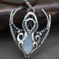 fantasy elven wire wrap necklace