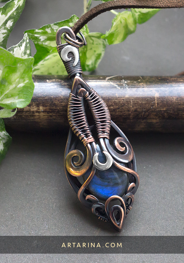 Forest spirit jewelry pendant