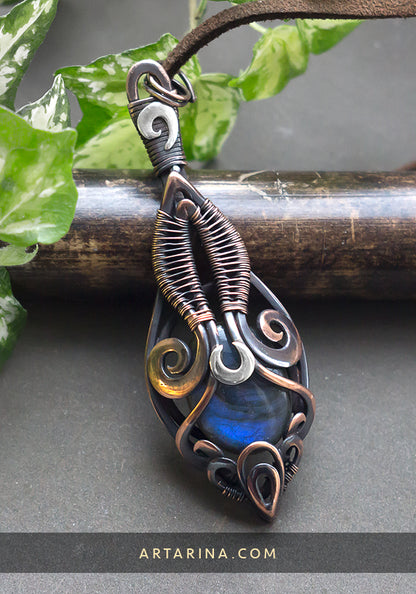 Forest spirit jewelry pendant