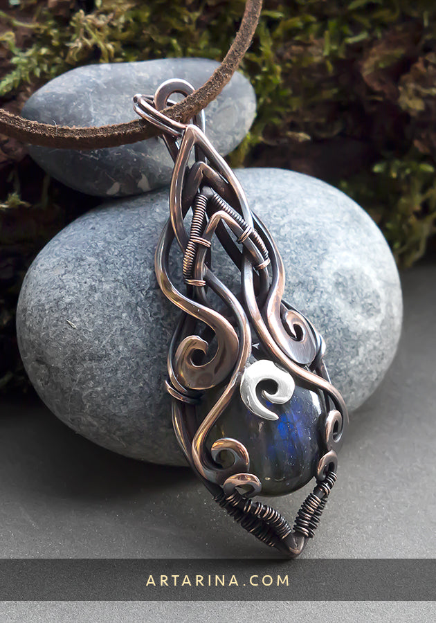 Forest spirit magic fairy necklace